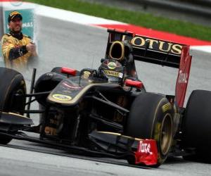 yapboz Nick Heidfeld - Renault - Sepang, Malezya Grand Prix (2011) (3.lük)